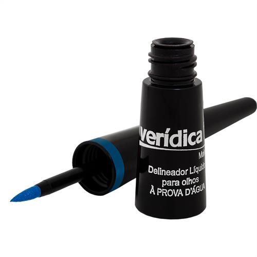 delineador Liquido Make-Up  azul